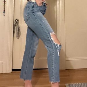 BDG urban outfitters straight leg distressed jeans